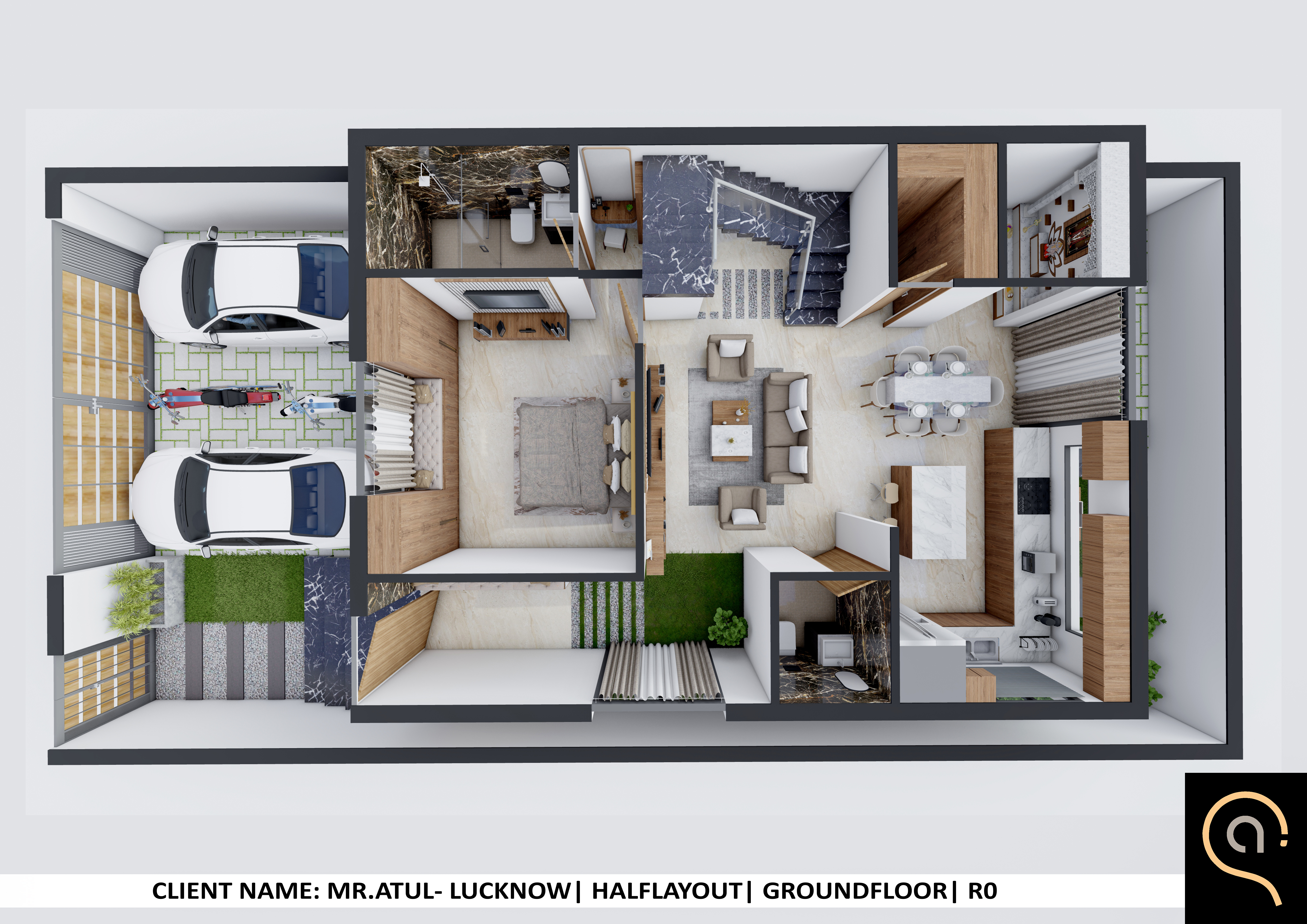 Atul Residence selected drawing 4